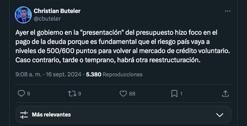 gobierno garantizó que pagará la deuda