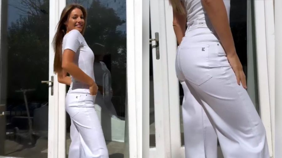 El look total White de Pampita