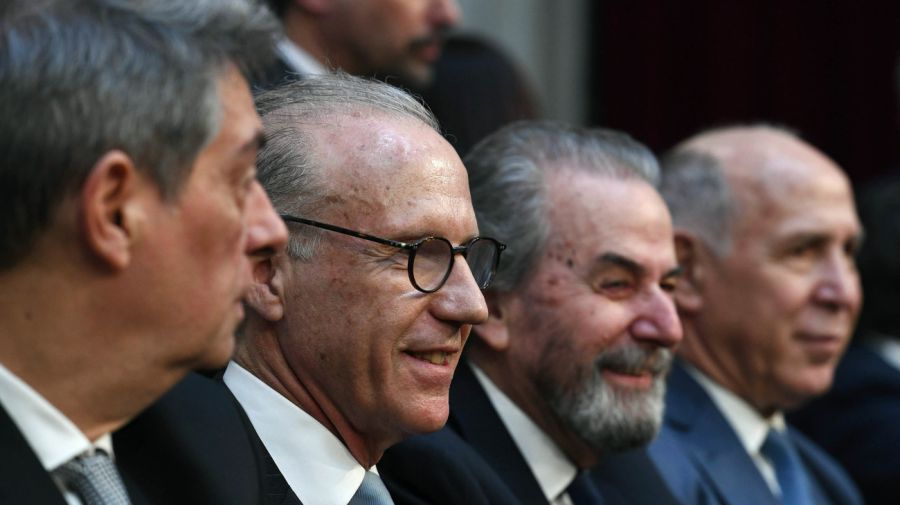 Horacio Rosatti, Carlos Rosenkrantz, Juan Carlos Maqueda y Ricardo Lorenzetti