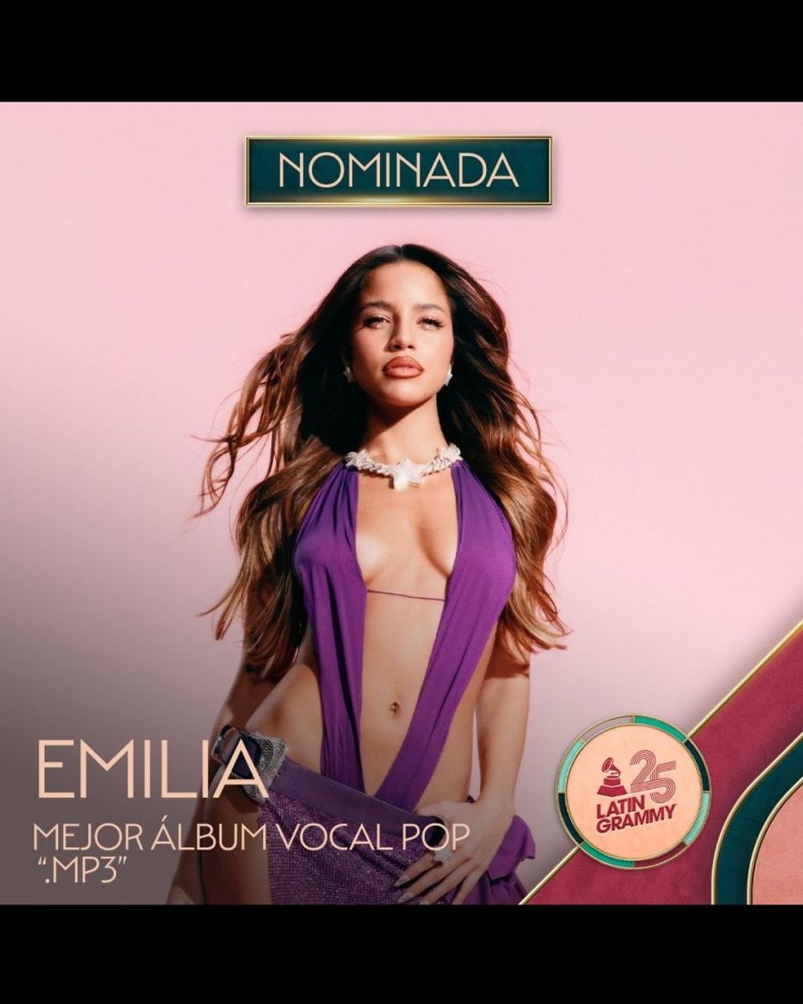 Emilia Mernes nominada a mejor album