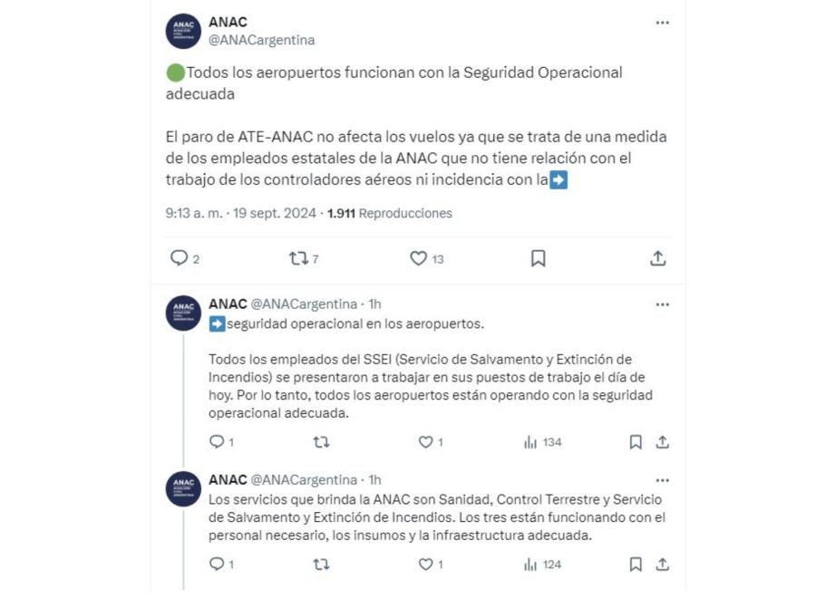 ANAC Comunicado