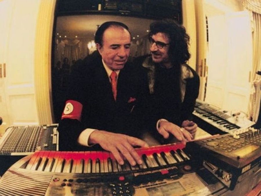 Charly Garcia y Menem