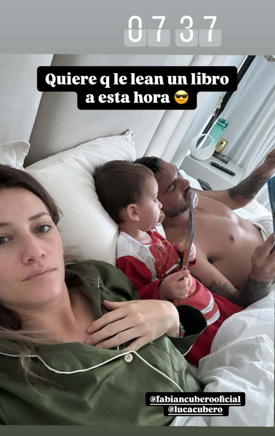 El tierno pedido de Luca Cubero a sus padres