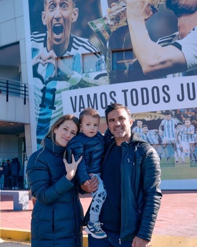 Fabian Cubero, Mica Viciconte y Luca Cubero