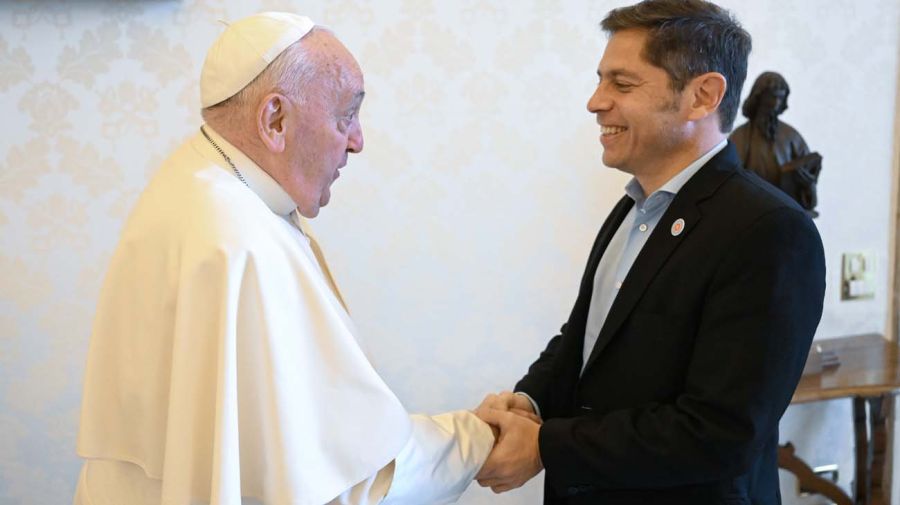 Papa Francisco y Axel Kicillof 20240921