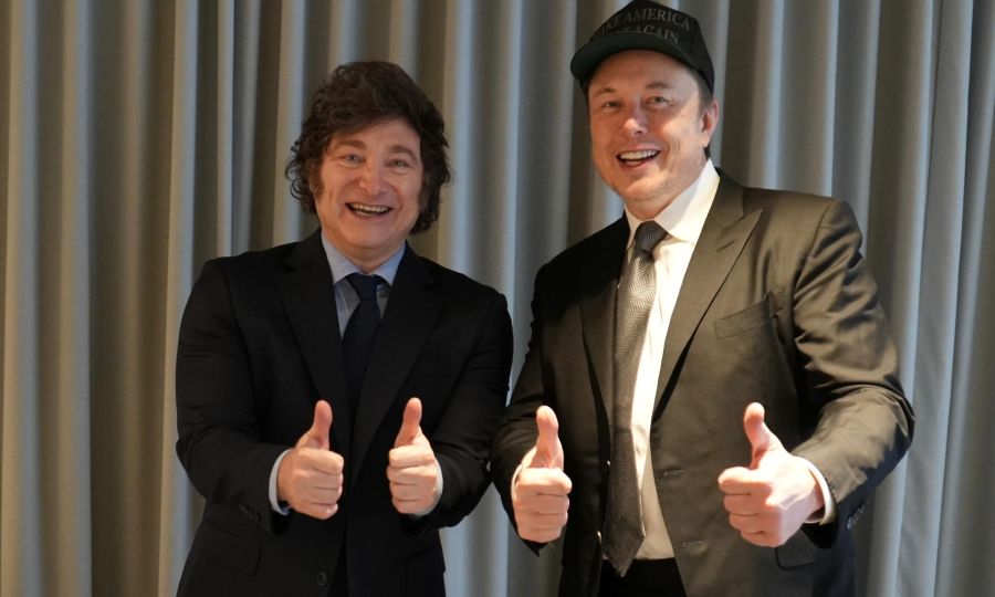 Elon Musk y Javier Milei