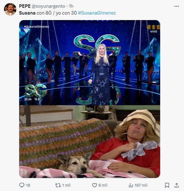 Los mejores memes del regreso de Susana Giménez a la televisión