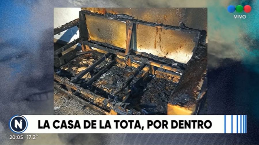 Así quedó la casa de La Tota Santillán tras su fallecimiento