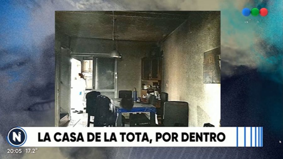 Así quedó la casa de La Tota Santillán