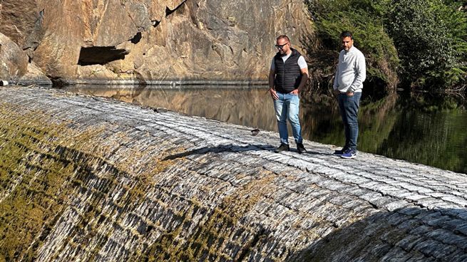 Marcos Torres recorrió el Dique La Toma