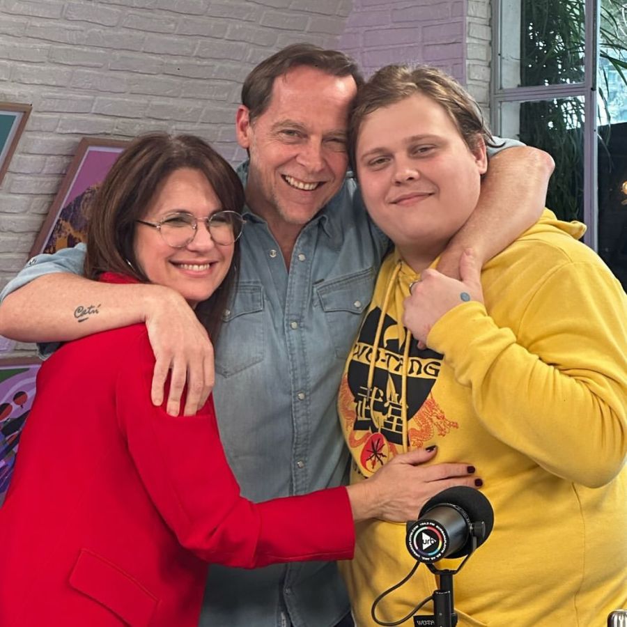 Luca Martin, Nancy Duplaá y Matías Martin