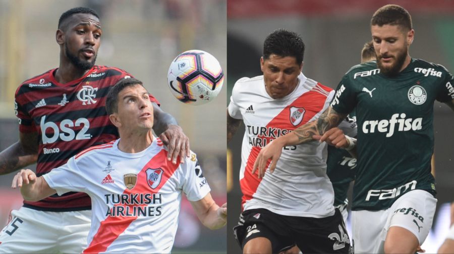 River vs equipos brasileños