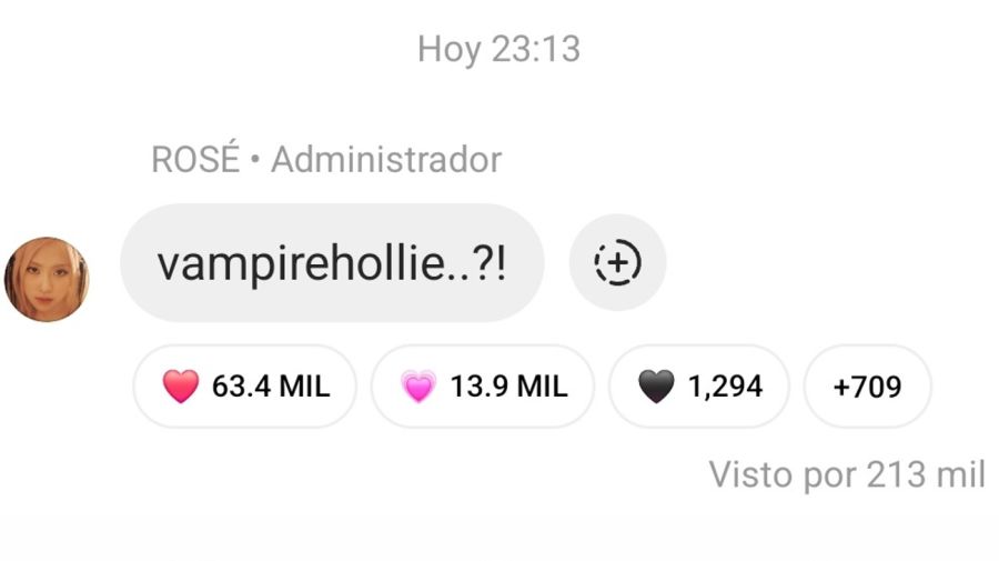 Rosé anuncio Vampirehollie