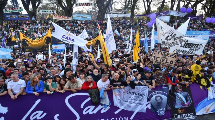 20240928 Acto del presidente Javier Milei en Parque Lezama