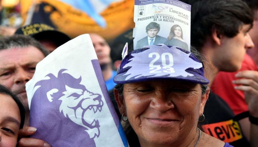 20240928 Acto del presidente Javier Milei en Parque Lezama