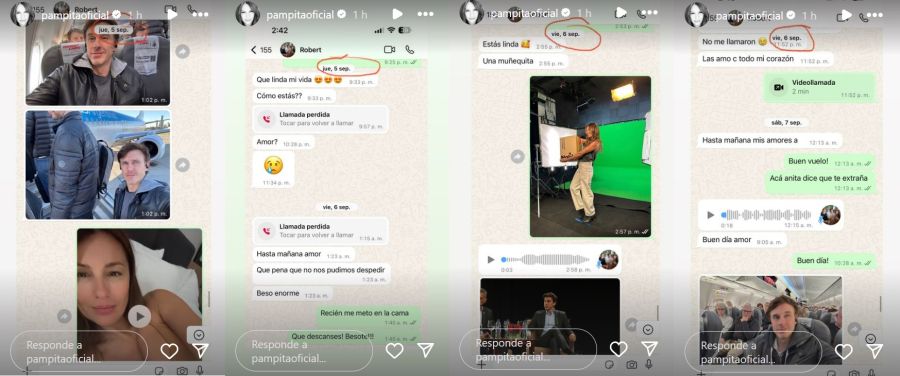 Pampita reveló íntimos chats con Roberto García Moritán 3
