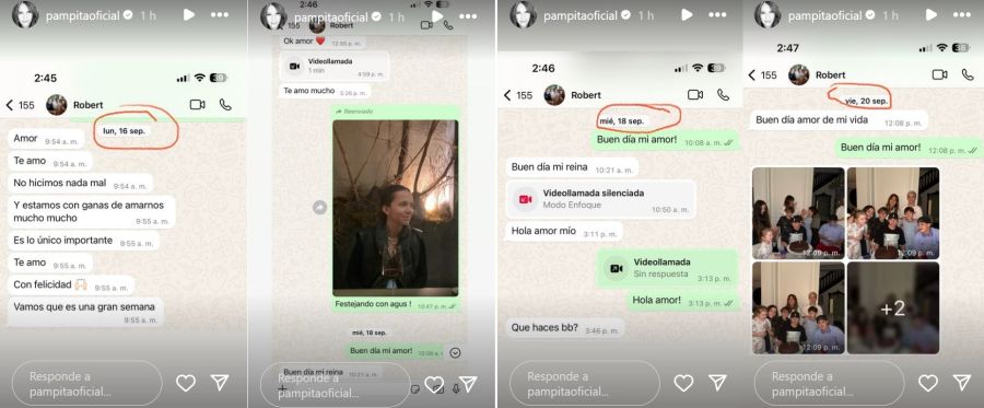 Pampita reveló íntimos chats con Roberto García Moritán 5