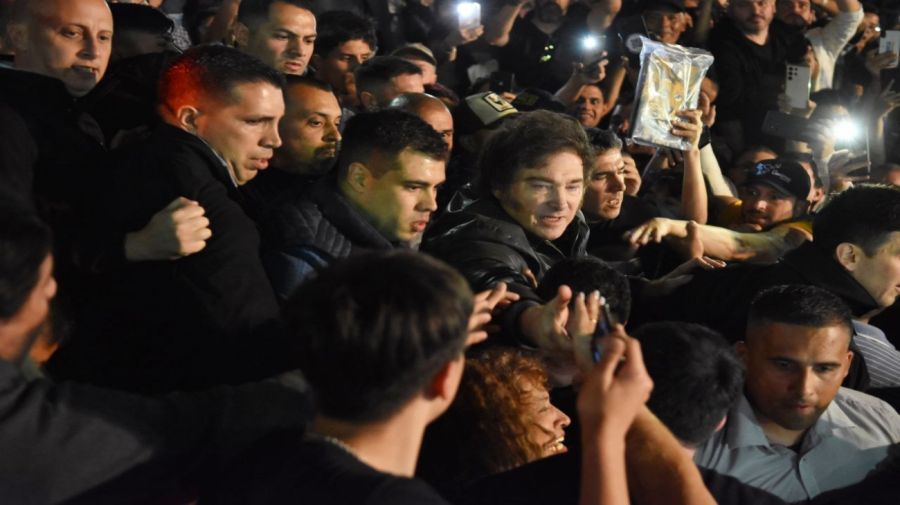 20240928 Acto del presidente Javier Milei en Parque Lezama