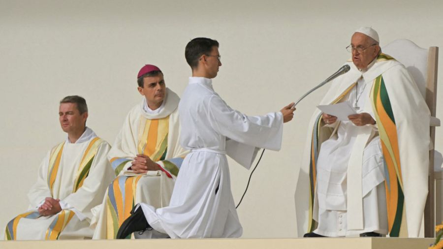 El papa Francisco en su tensa visita a Bélgica: los abusos de religiosos fueron tema central.