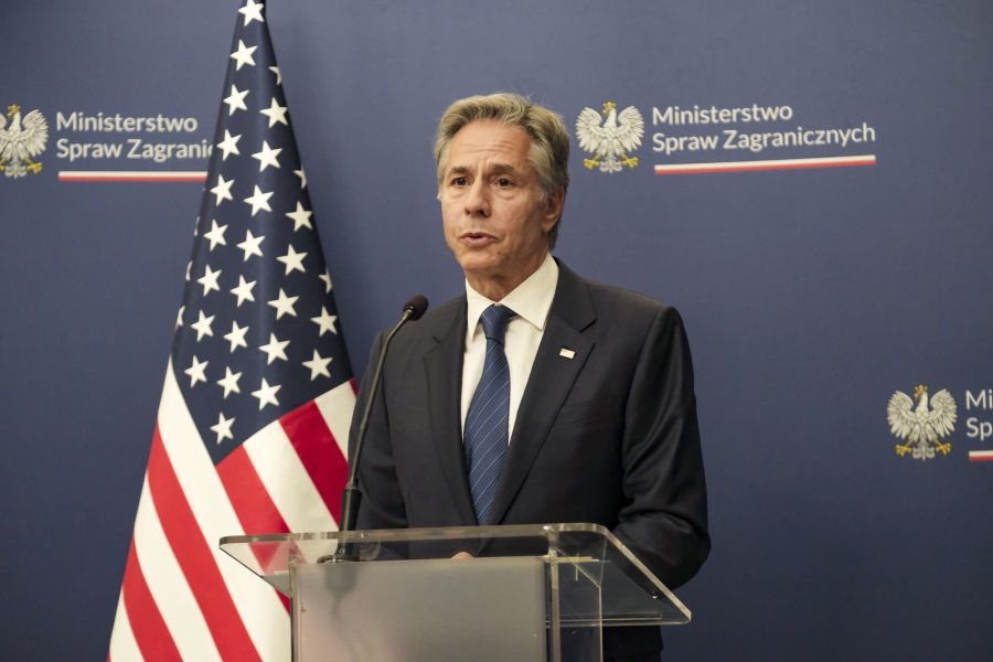 US Secretary of State Antony Blinken in Poland 