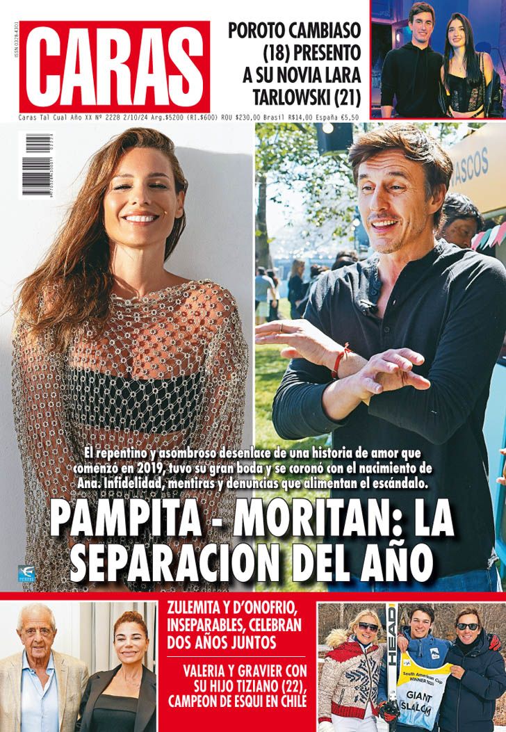 Pampita-Moritán: la separación del año