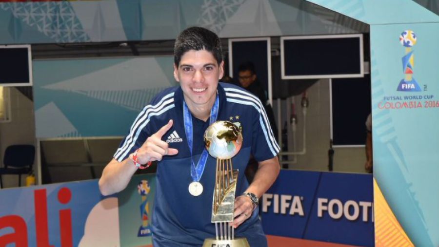 Matías Lucuix el entrenador de la Selección Argentina de Futsal