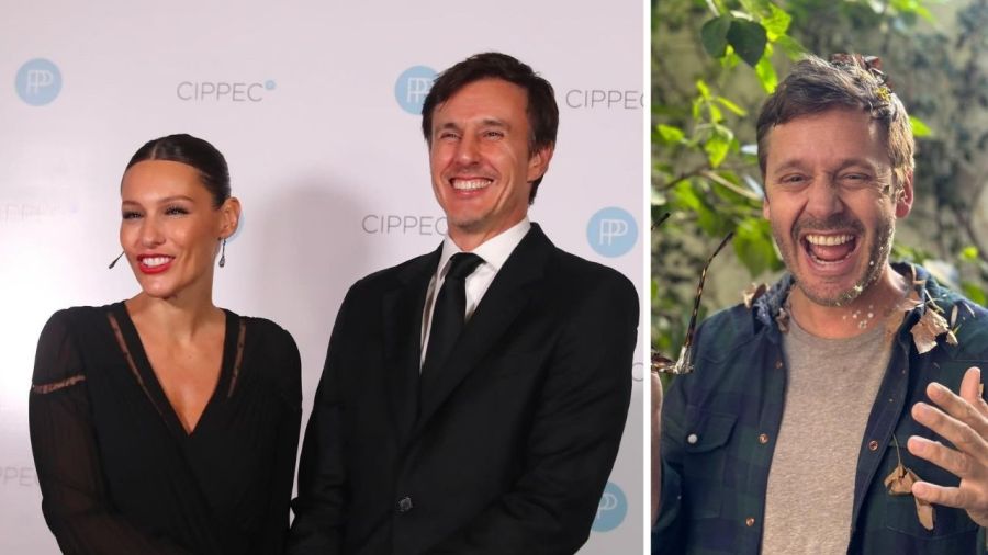 Pampita, Roberto García Moritán y Benjamín Vicuña 