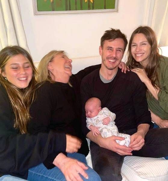 Pampita, Roberto García Moritán y su mamá, Lucila Fernández Llanos