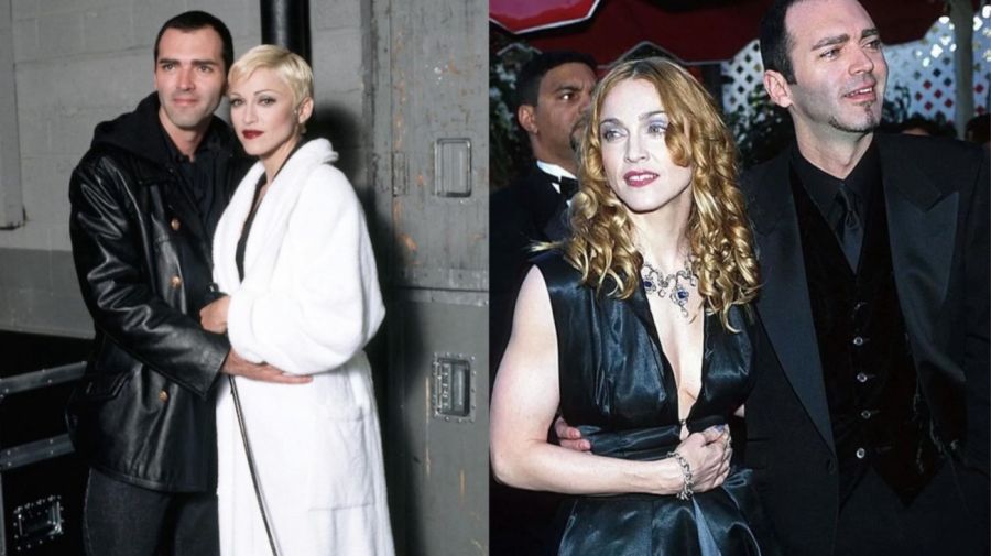 Madonna junto a su hermano