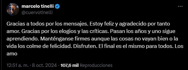 Marcelo Tinelli desmintió la información de la supuesta sobrina que se escapó de los agentes de tránsito 2