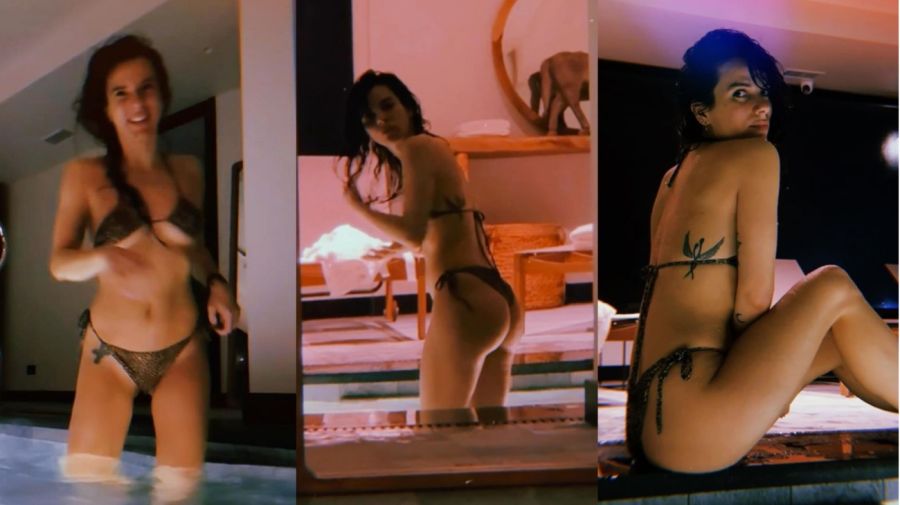 Las sensuales fotos de Gimena Accardi y Nico Vázquez