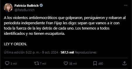 Patricia Bullrich 20241009 