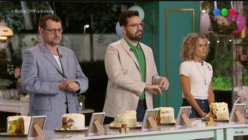 Prueba técnica - Hacer una torta damero multicolor en Bake Off Famosos