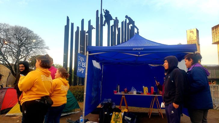 10-10-2024 UNC Córdoba acampe Ciudad Universitaria