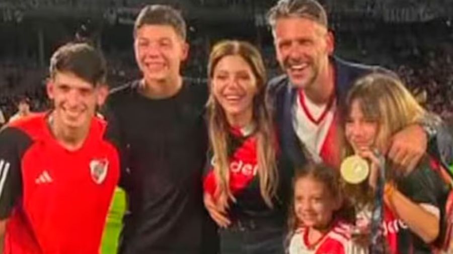 Facundo Bono, Bastian Demichelis, Evangelian Anderson, Martin Demichelis, Emma y Lola Demichelis