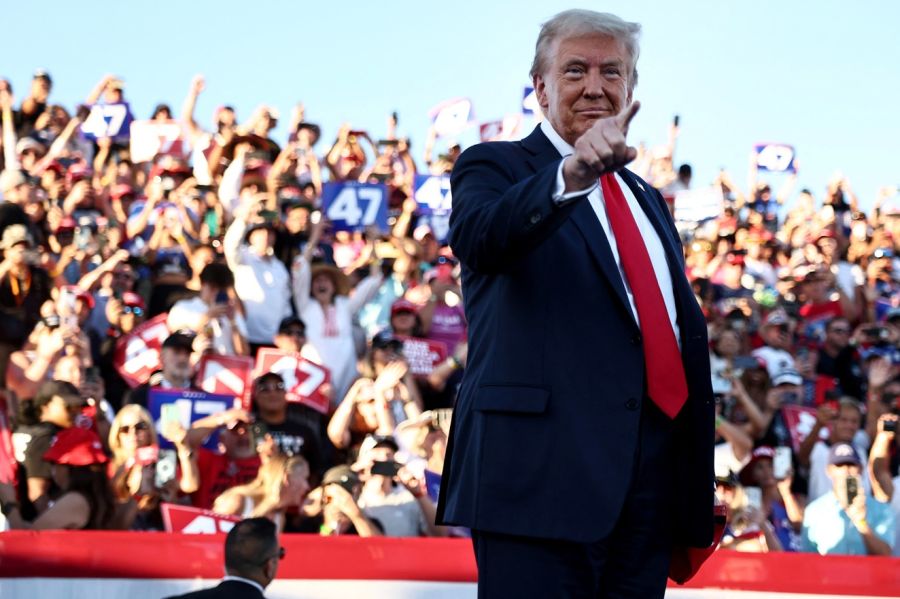 Acto de Trump en Coachella, California