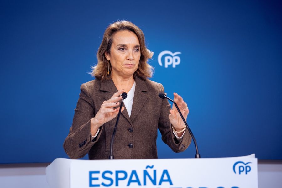 La secretaria general del PP, Cuca Gamarra