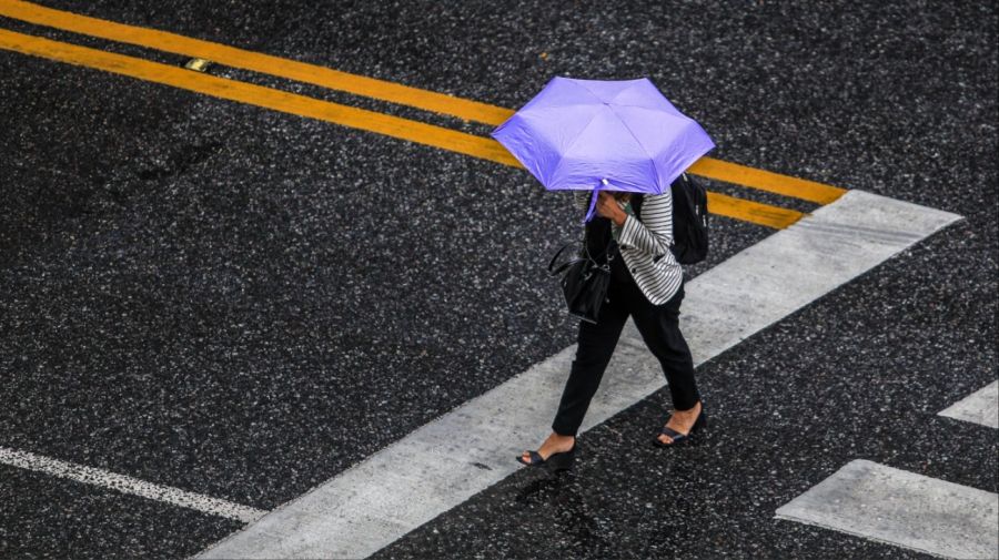 Lluvia en la Ciudad de Buenos Aires 20241013 