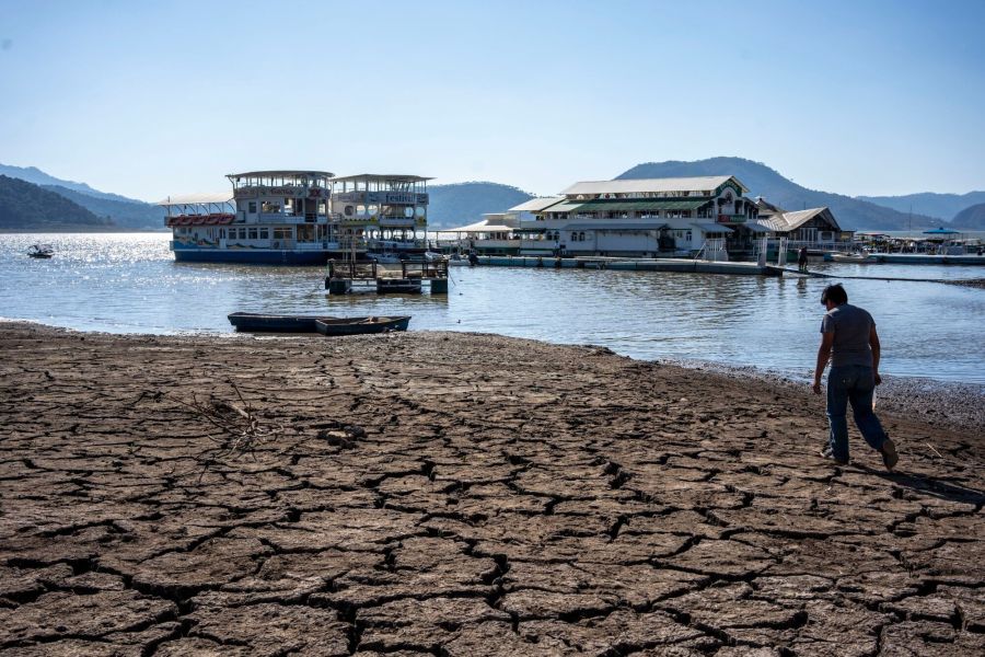 Historically Low Water Levels At Reservoir That Supplies Mexico City's 22 Million Residents