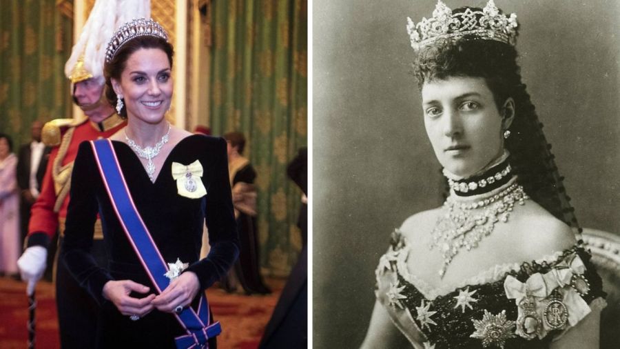 La reina Alejandra y Kate Middleton