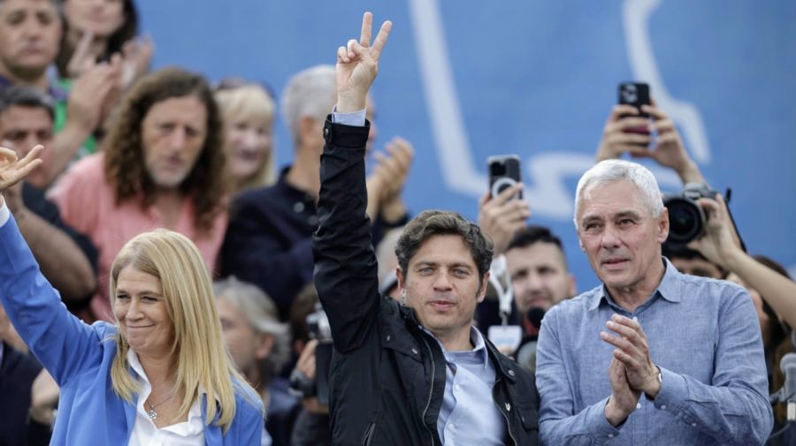 20241017 Verónica Magario, Axel Kicillof y el intendente de Berisso, Fabián Cagliardi