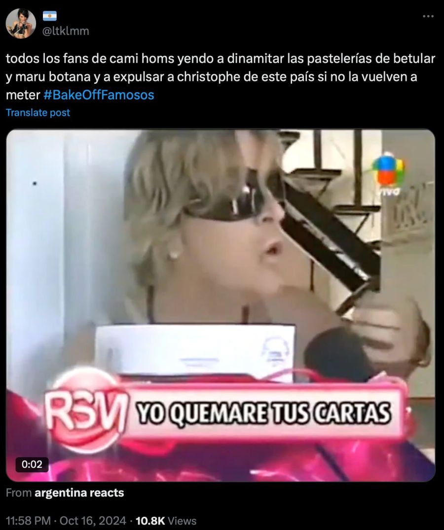 Los memes de la eliminación de Cami Homs