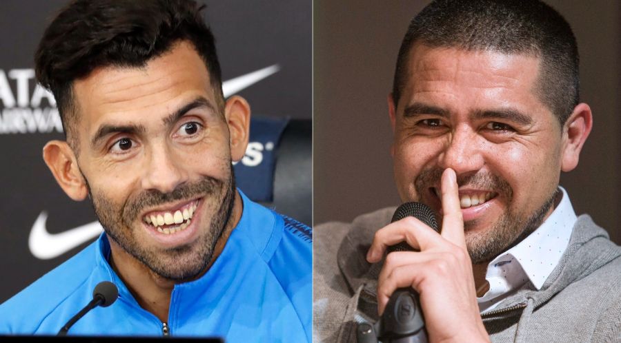 Tevez y Riquelme