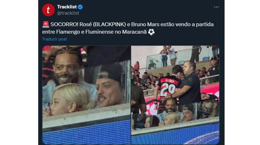 Rosé y Bruno Mars en Brasil