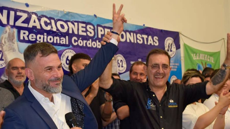 Facundo Rufeil junto a Ricardo Moreno en La Calera