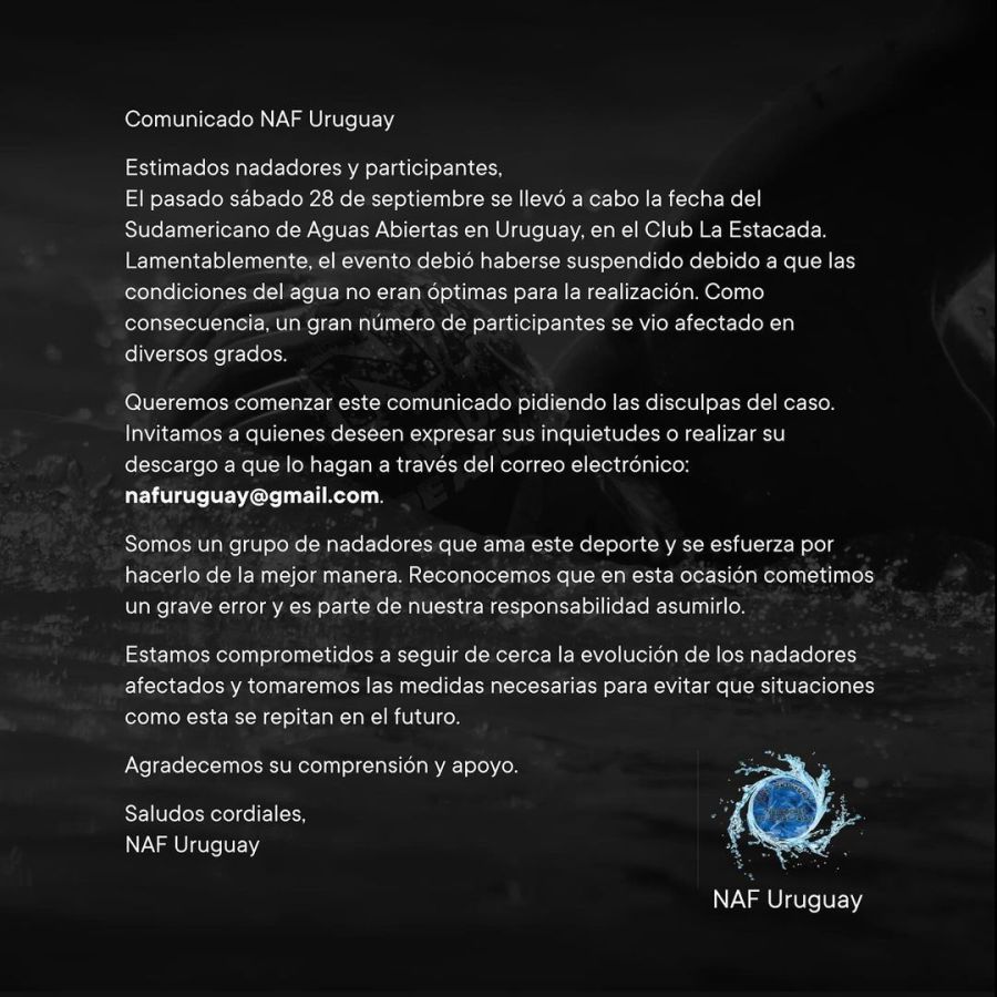 Comunicado NAF Uruguay