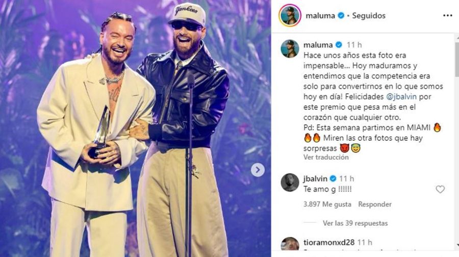 Maluma y JBalvin