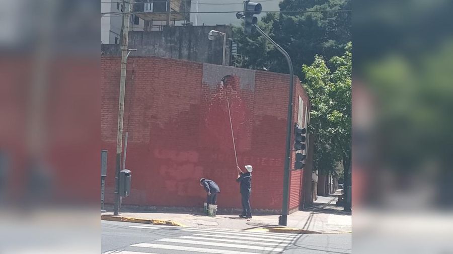 Mensajes sobre el mural