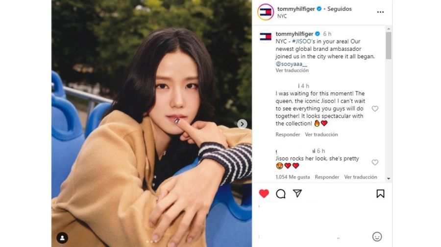 Jisoo nueva embajadora global de Tommy Hilfiger