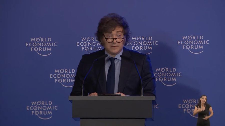 Javier Milei en el Foro Económico Mundial